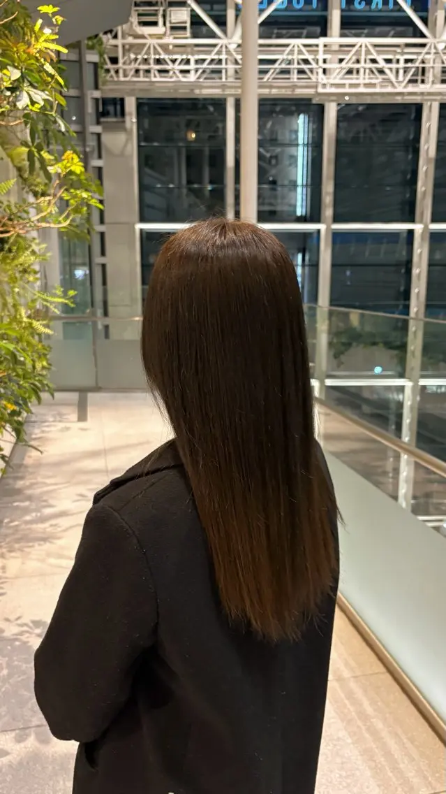 セミロング カラー ベージュカラー オリーブベージュ hair salon blossy./ちばのヘアスタイル
