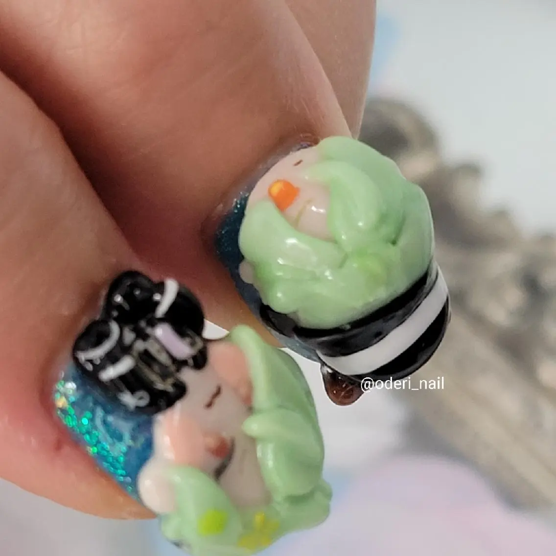 ネイル アートネイル ジェルネイル おで@ oderi_nailのネイルデザイン