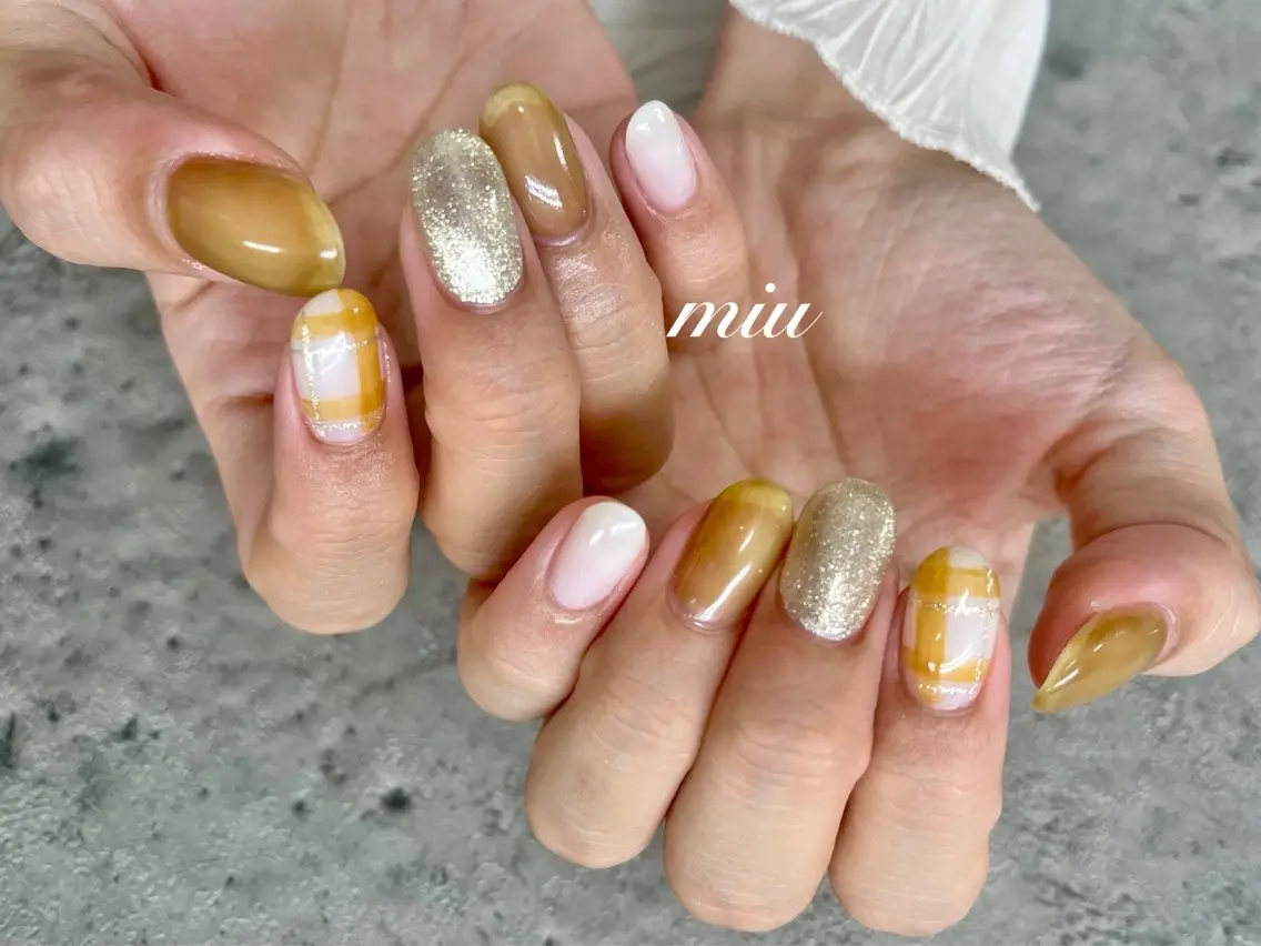 ネイル ハンドネイル miu nail 🐾mihoのネイルデザイン