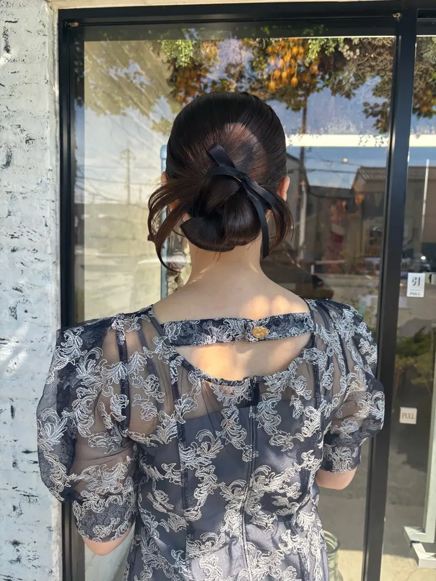 ヘアアレンジ タケモト マユナのヘアスタイル