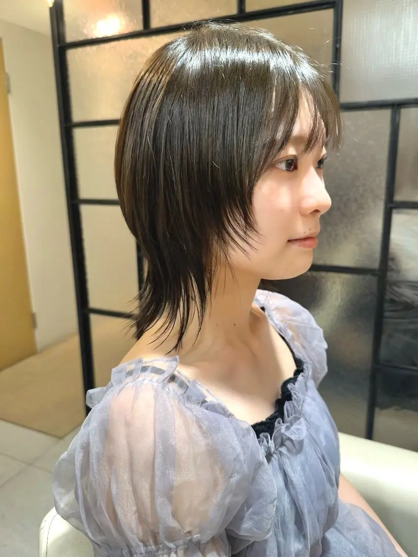 ショート カラー カット ヘアカラー トリートメント 安永 涼のヘアスタイル