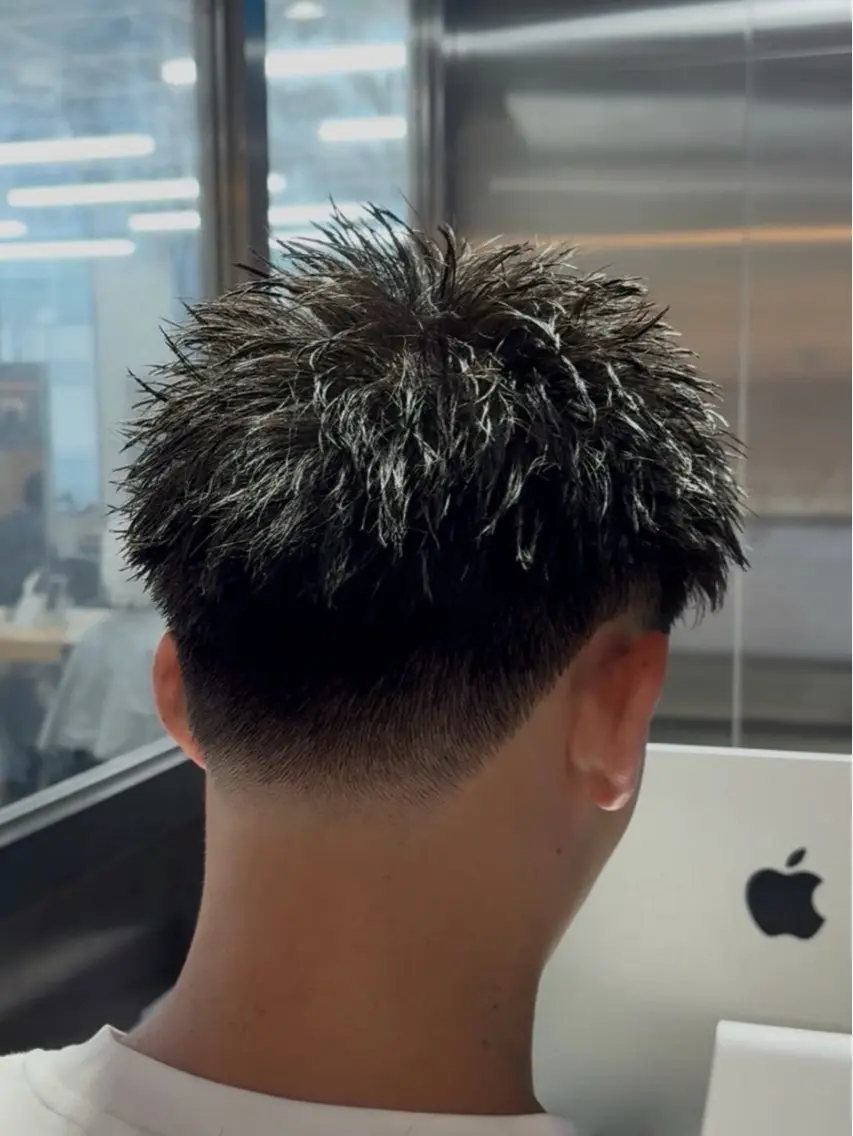 ショート カット パーマ ヘッドスパ ヘアセット パーマ指名率No1 メンズ特化ケイトのヘアスタイル