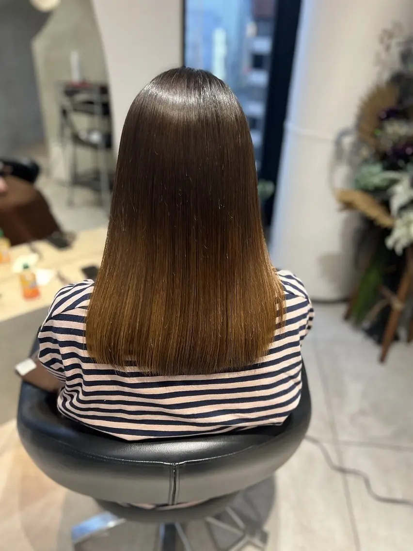 ロング パーマ 縮毛矯正 トリートメント 美髪矯正🫧艶髪特化 🫧関口太郎のヘアスタイル