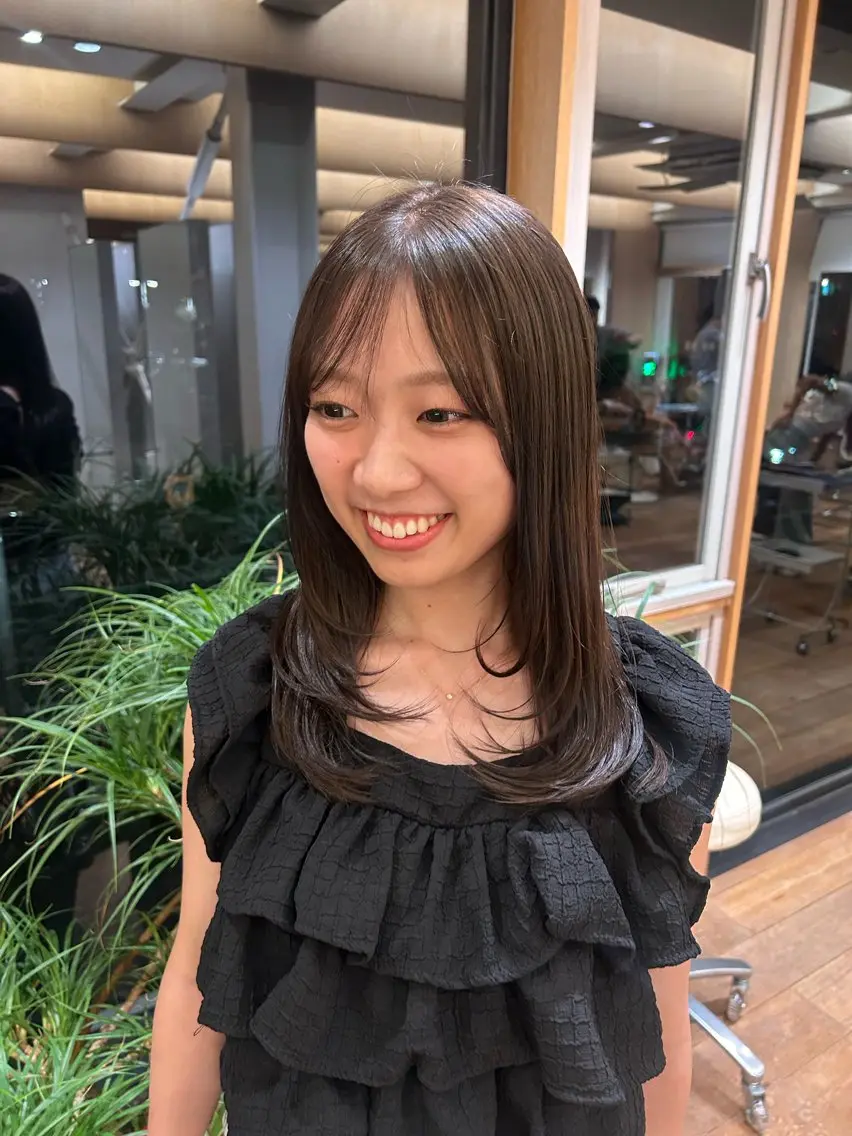 カラー ヘアカラー あい /透明感カラーのヘアスタイル