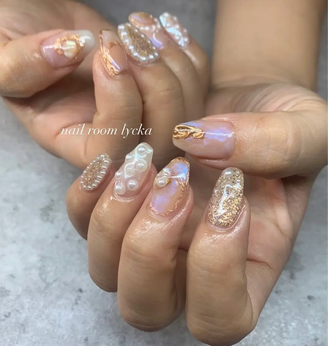 ネイル ﾈｲﾙﾙｰﾑﾘｯｶ 𝐦𝐚𝐲𝐮のネイルデザイン