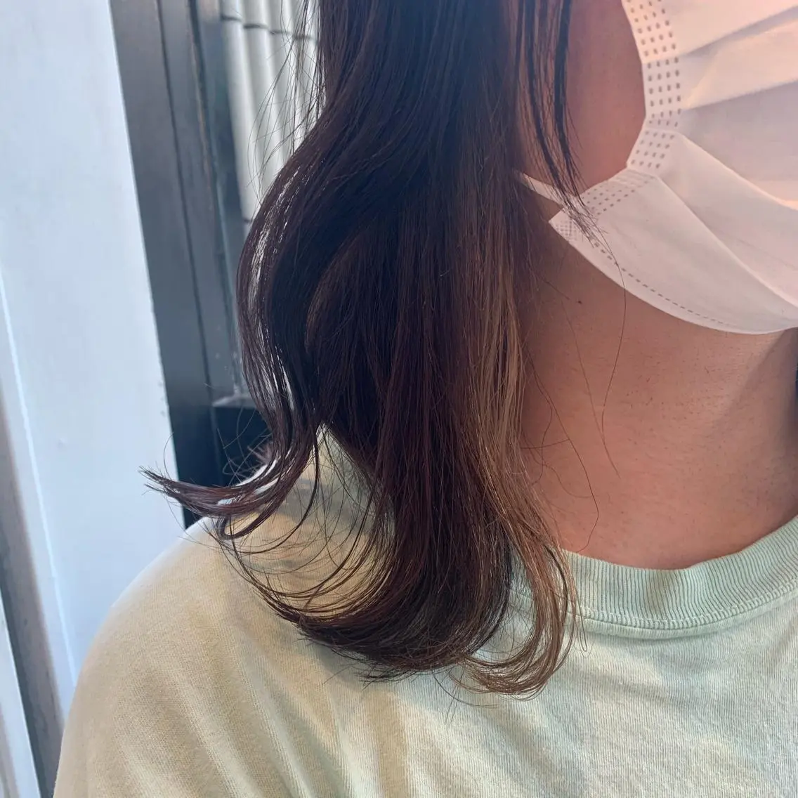 セミロング カラー Takahashi Yuriのヘアスタイル