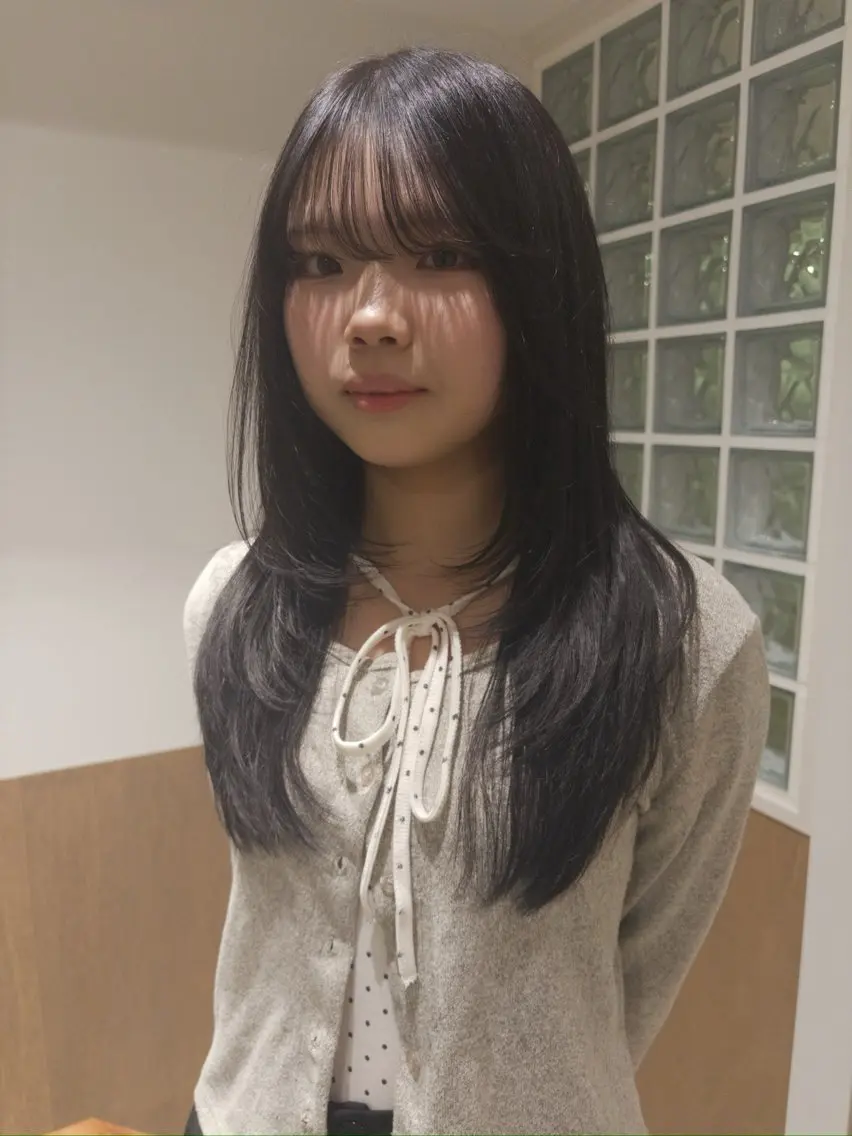 セミロング 奥野 涼香のヘアスタイル