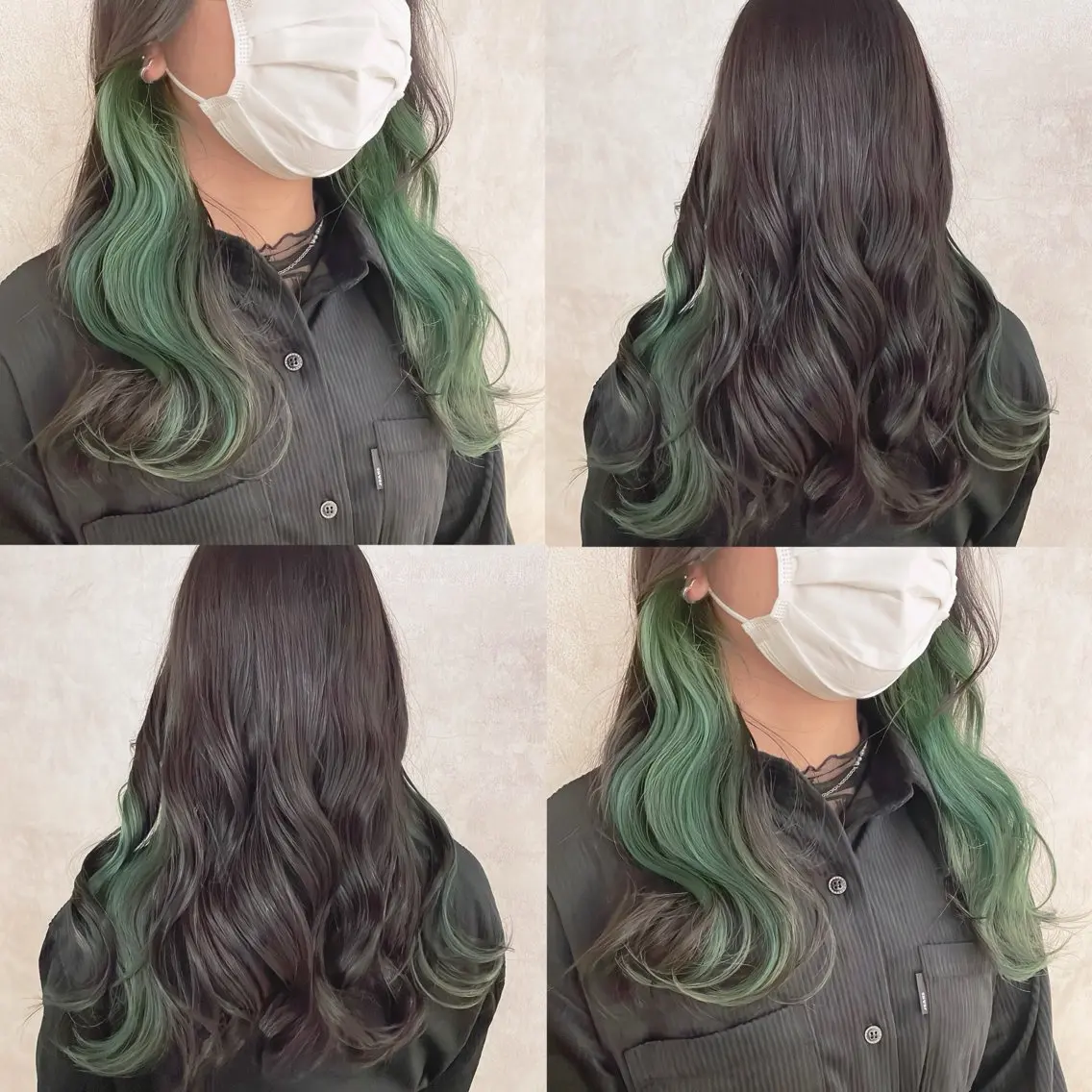 カラー インナーカラー ヘアカラー トリートメント 渋谷:インナーカラー ／🍒エリカ🍒のヘアスタイル