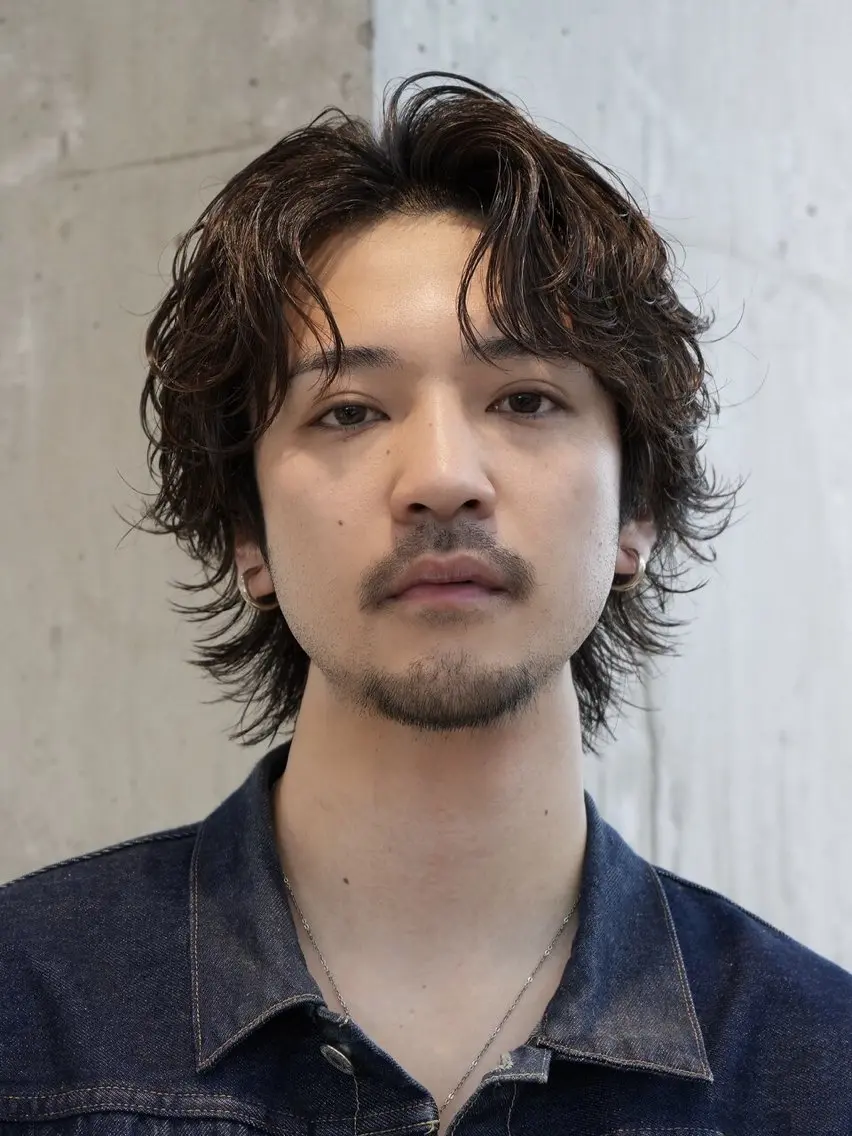 パーマ メンズ 安藤幹人 メンズパーマのヘアスタイル