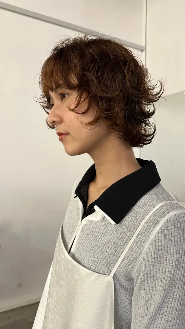 ショート カット パーマ ハッシュカット/ パーマ/畠山大のヘアスタイル