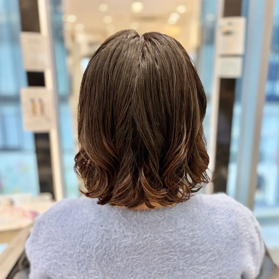 ミディアム パーマ ボブ カット パーマ 🌸銀座No.1パー マ🌸いでいあやのヘアスタイル