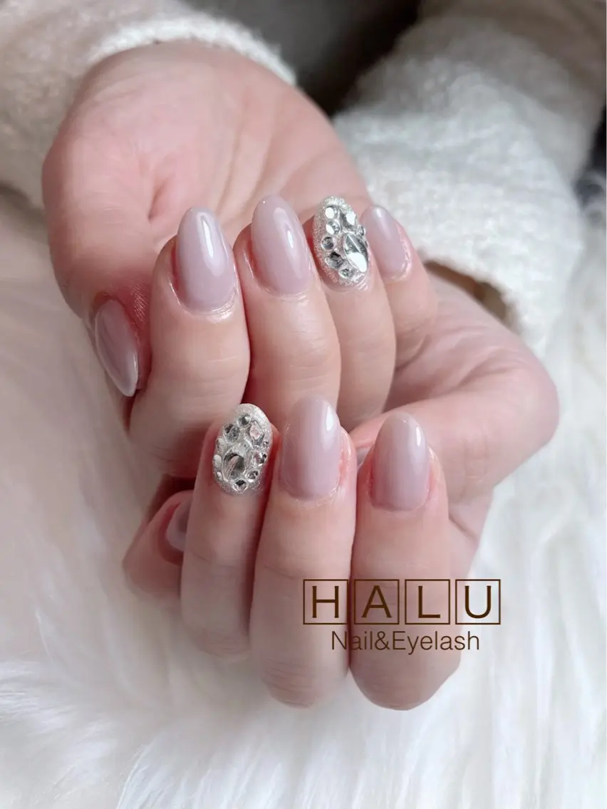 ネイル シンプルネイル HALU ハルのネイルデザイン