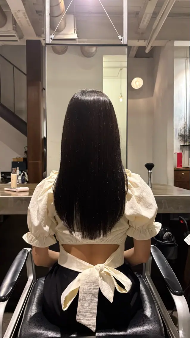 ロング カラー RINTO/ 北浦和/艶カラーのヘアスタイル