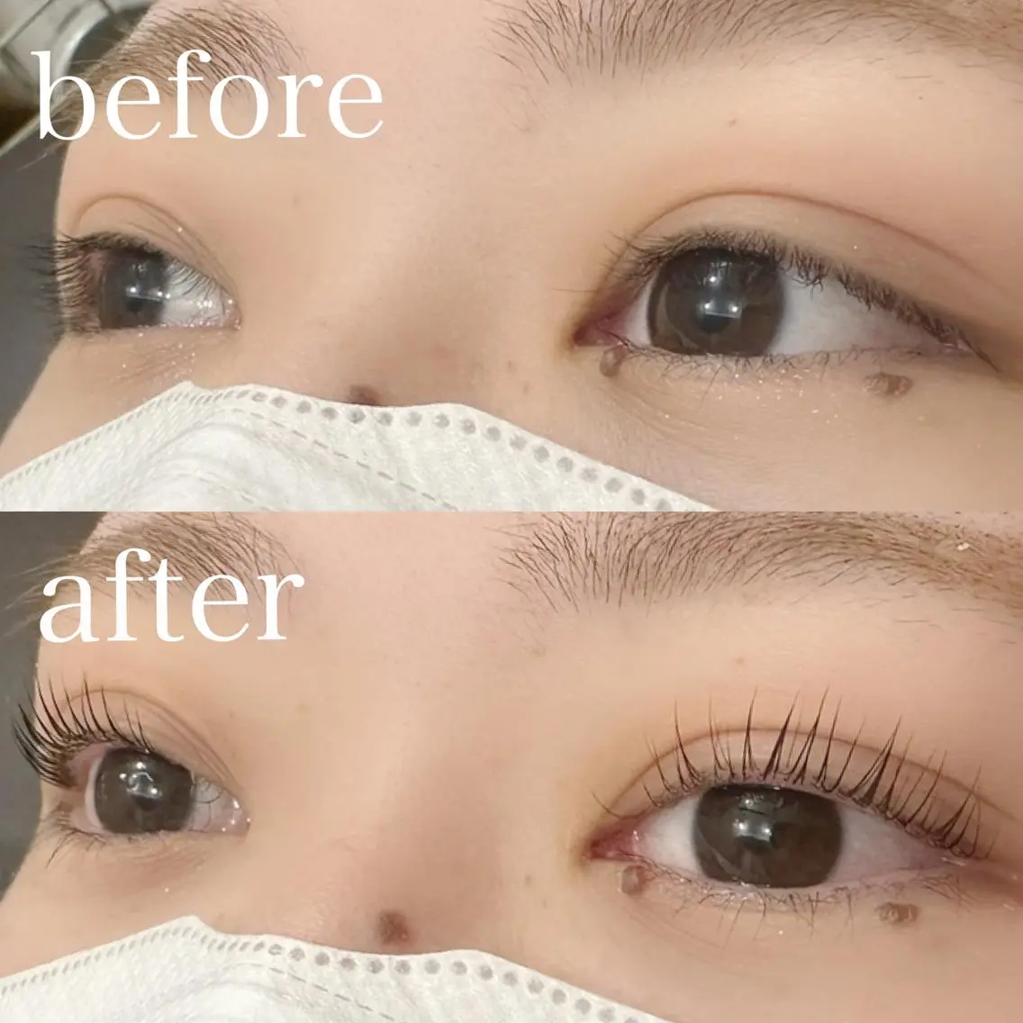 マツエク・マツパ 成人式 ヘアカラー 丸山 莉杏のマツエク・マツパデザイン