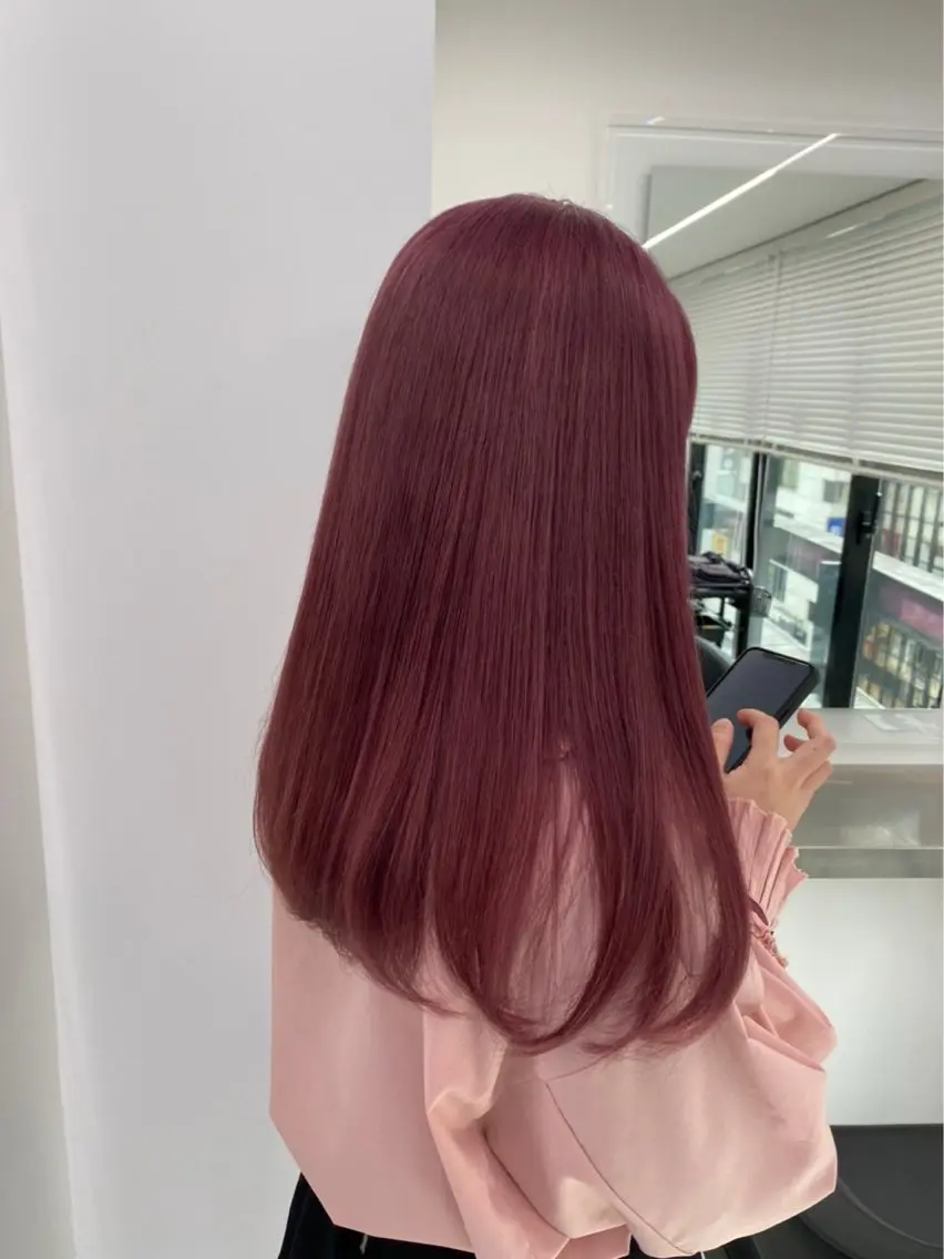 ロング カット ヘアカラー ブリーチなし透明感 カラー/MISANOのヘアスタイル