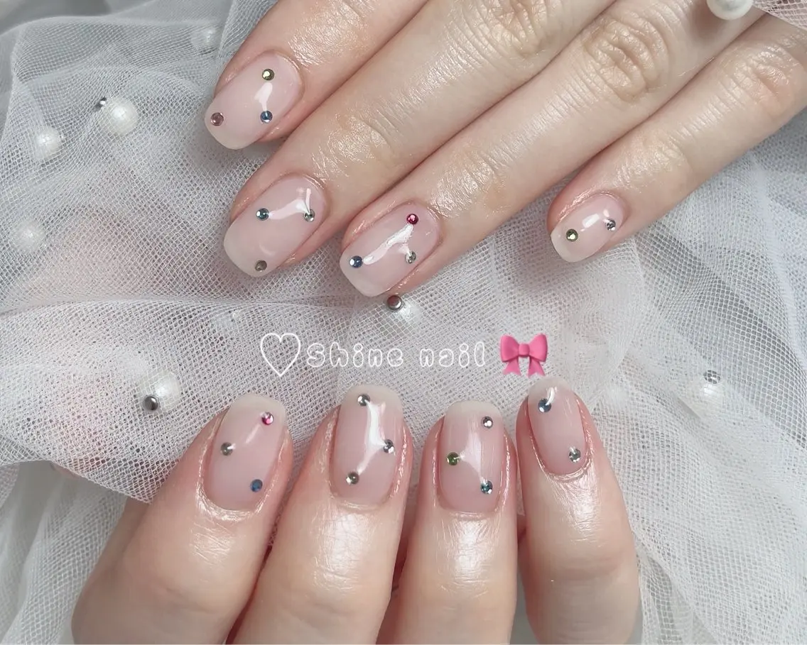 ネイル サイナ🎀 長さだし&デザインのネイルデザイン