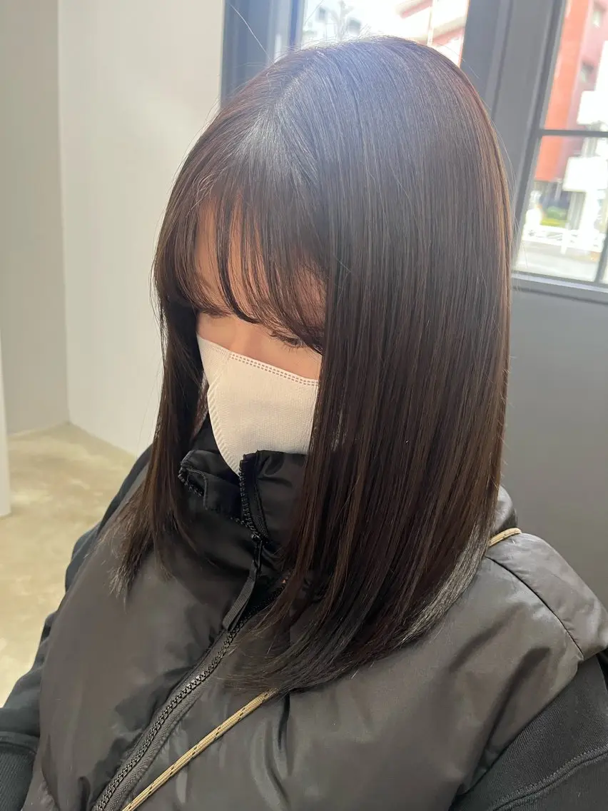 セミロング カラー ROCCO east MIYOのヘアスタイル