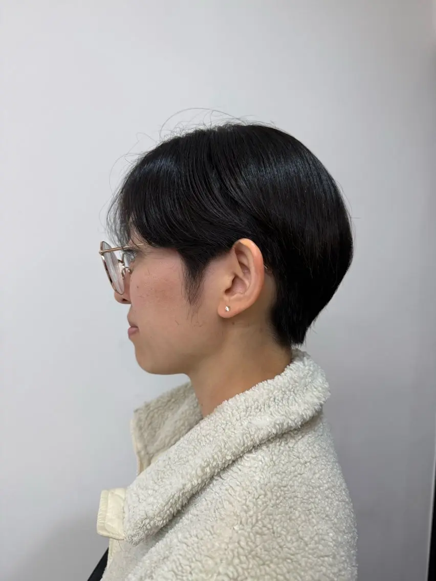 ショート ハンサムショート ショートヘア カット まなみ/ PORT SALONのヘアスタイル