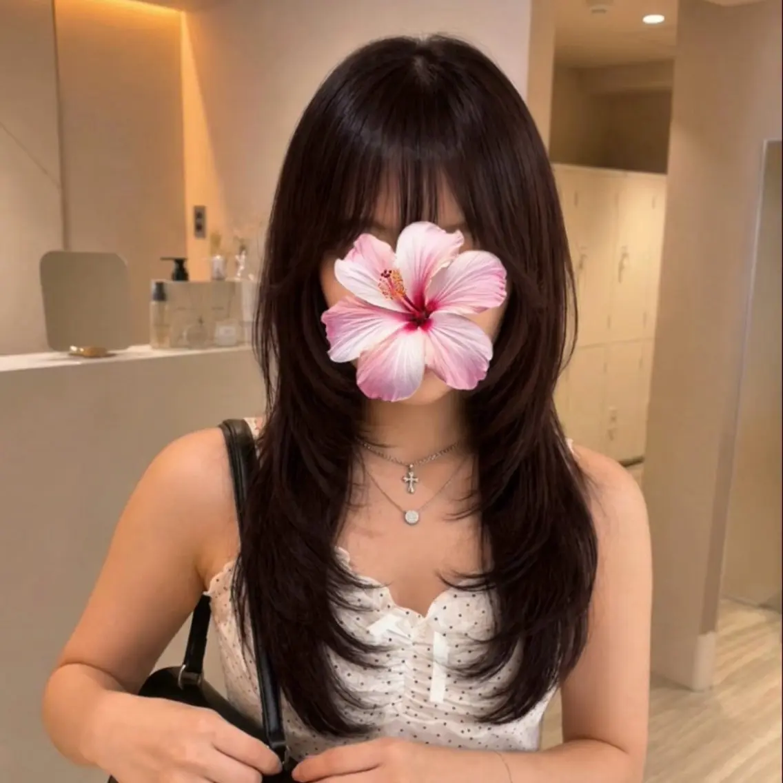 レイヤーカットの写真