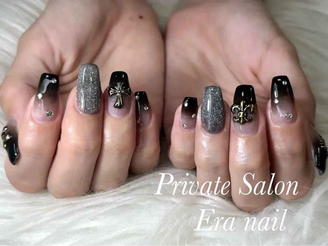 ネイル フラッシュネイル グラデーション Era nailのネイルデザイン