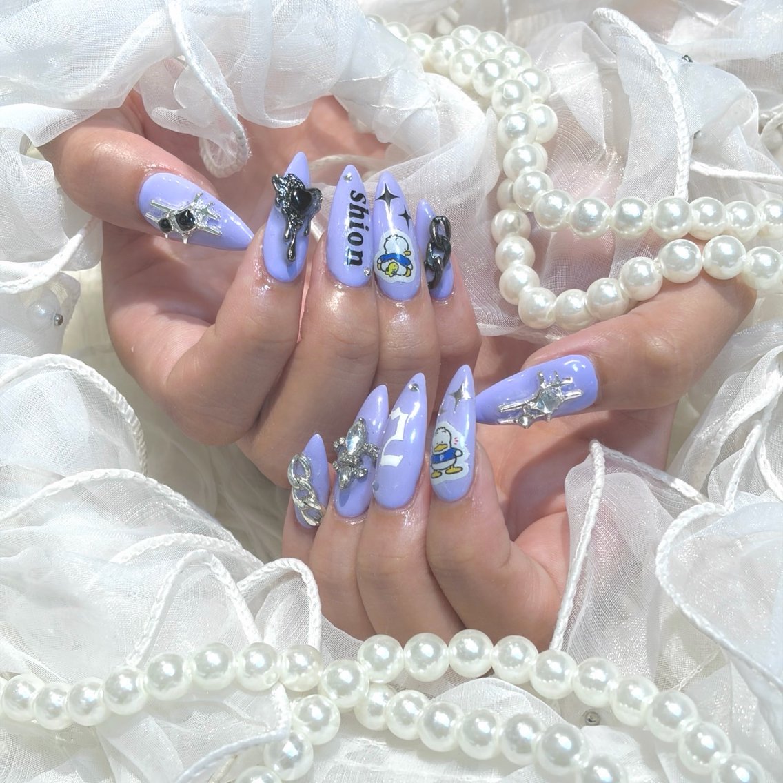 ネイル ハンドネイル WISTERIA ainaのネイルデザイン