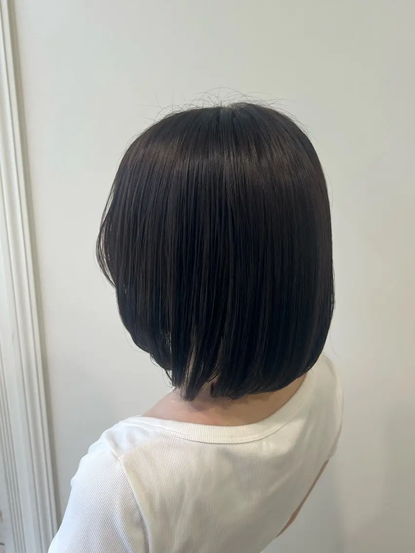 ミディアム カラー ヘアカラー 楯 樹のヘアスタイル