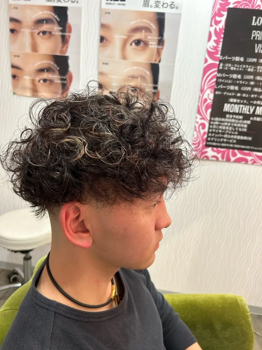 カット+メンズパーマの写真