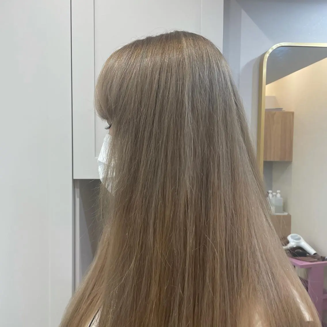 ロング カラー ヘアカラー トリートメント ヘッドスパ マホ/日吉/髪質改善 /レイヤー/ガーリーのヘアスタイル