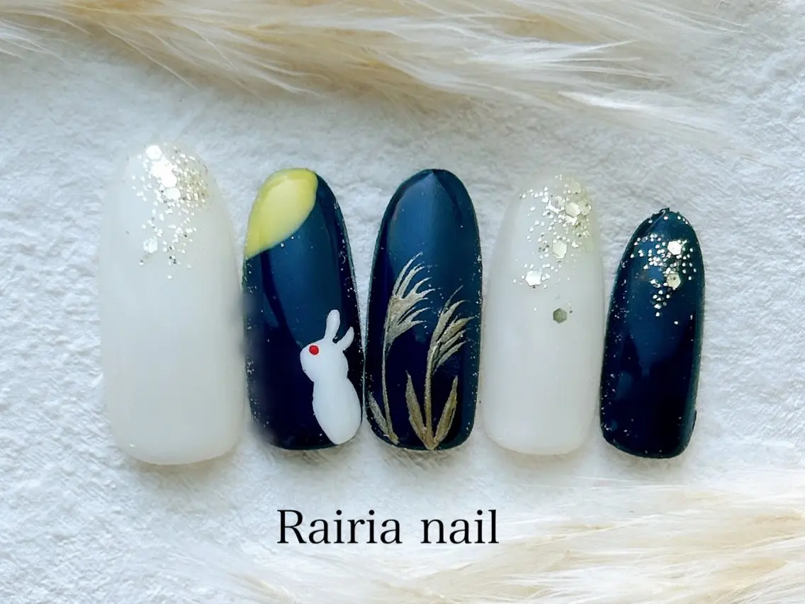 ネイル アートネイル ジェルネイル 持ち込み ニュアンスネイル パラジェル Rairia nail本八幡店のネイルデザイン