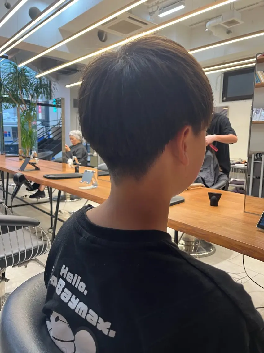 ショート 縮毛矯正⚡️カラー いいじまのヘアスタイル