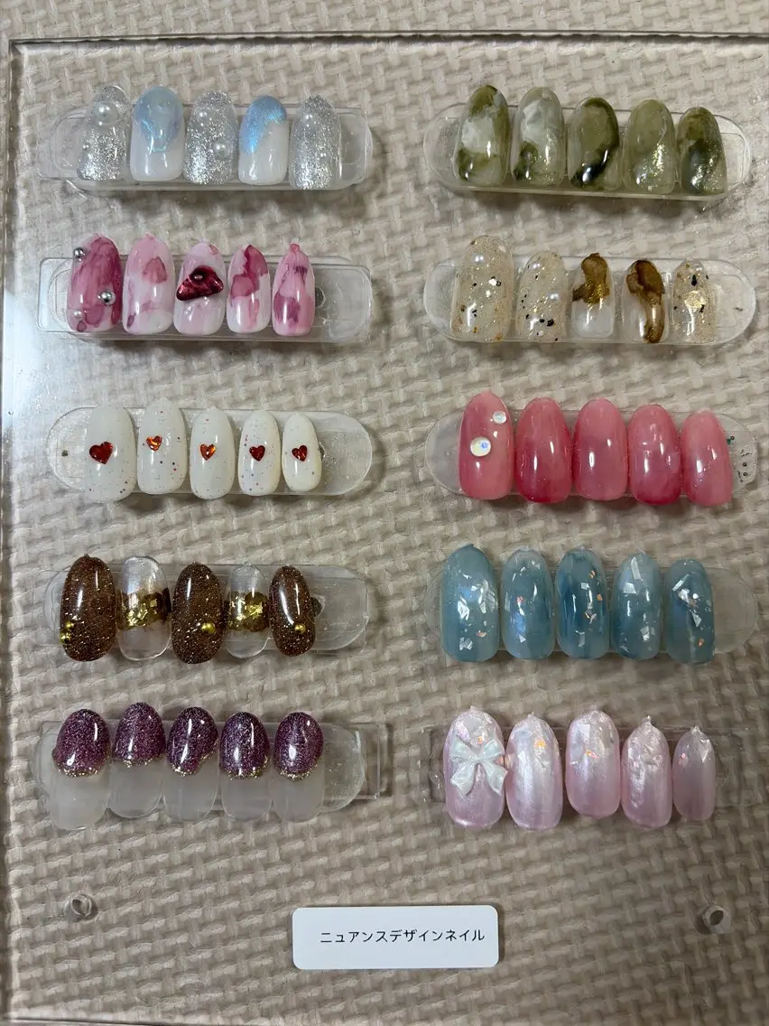 ネイル ニュアンスネイル ハンドネイル 眉とネイルのお店 Leaf🌿津田沼の眉毛・アイブロウイメージ