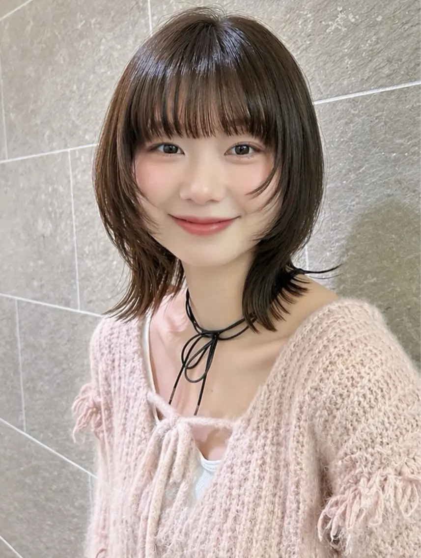 ショート ボブレイヤー ボブ レイヤーカット ボブ/レイヤー/縮毛 池袋/美容師♡ゆいかのヘアスタイル