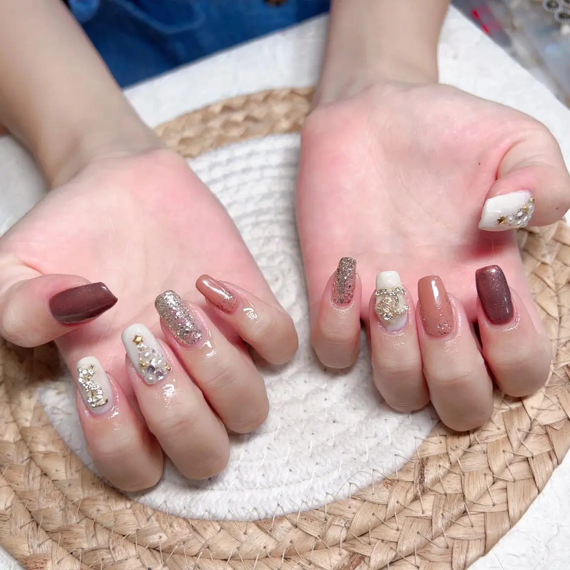 ネイル ハンドネイル M 🌷Nail 長さだし専門店のネイルデザイン