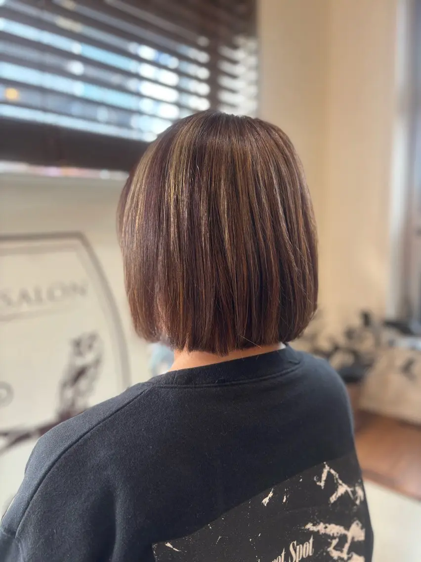 ミディアム ヘアカラー 💛 みおのヘアスタイル