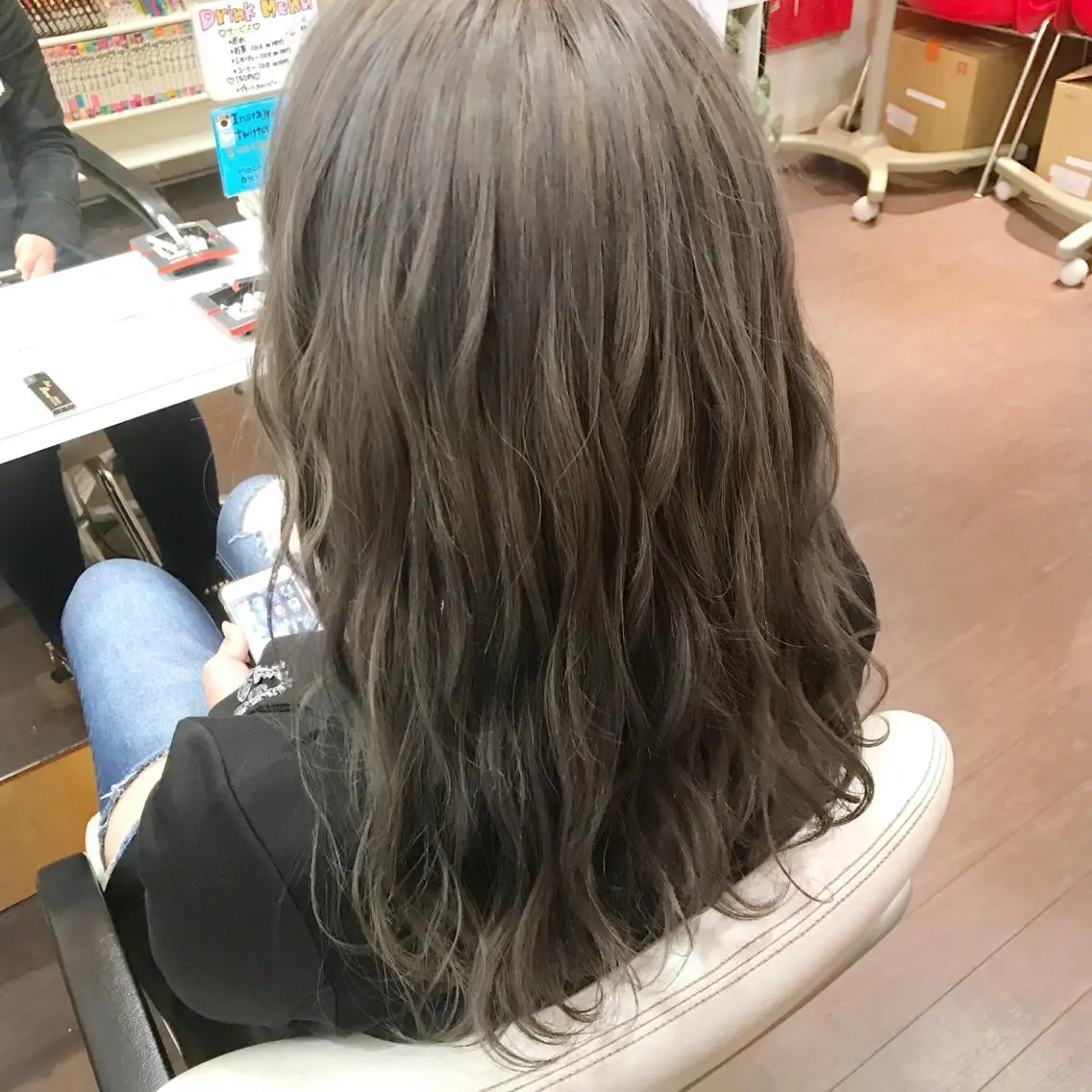 ロング カラー 櫻井 なんなのヘアスタイル