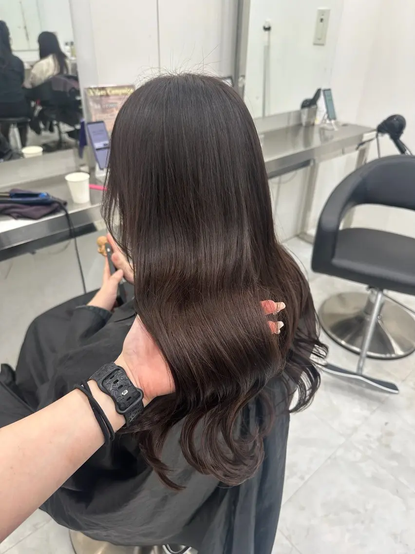 カラー ヘアカラー トリートメント 透明感カラー🎀艶髪 Anju/渋谷🎀のヘアスタイル