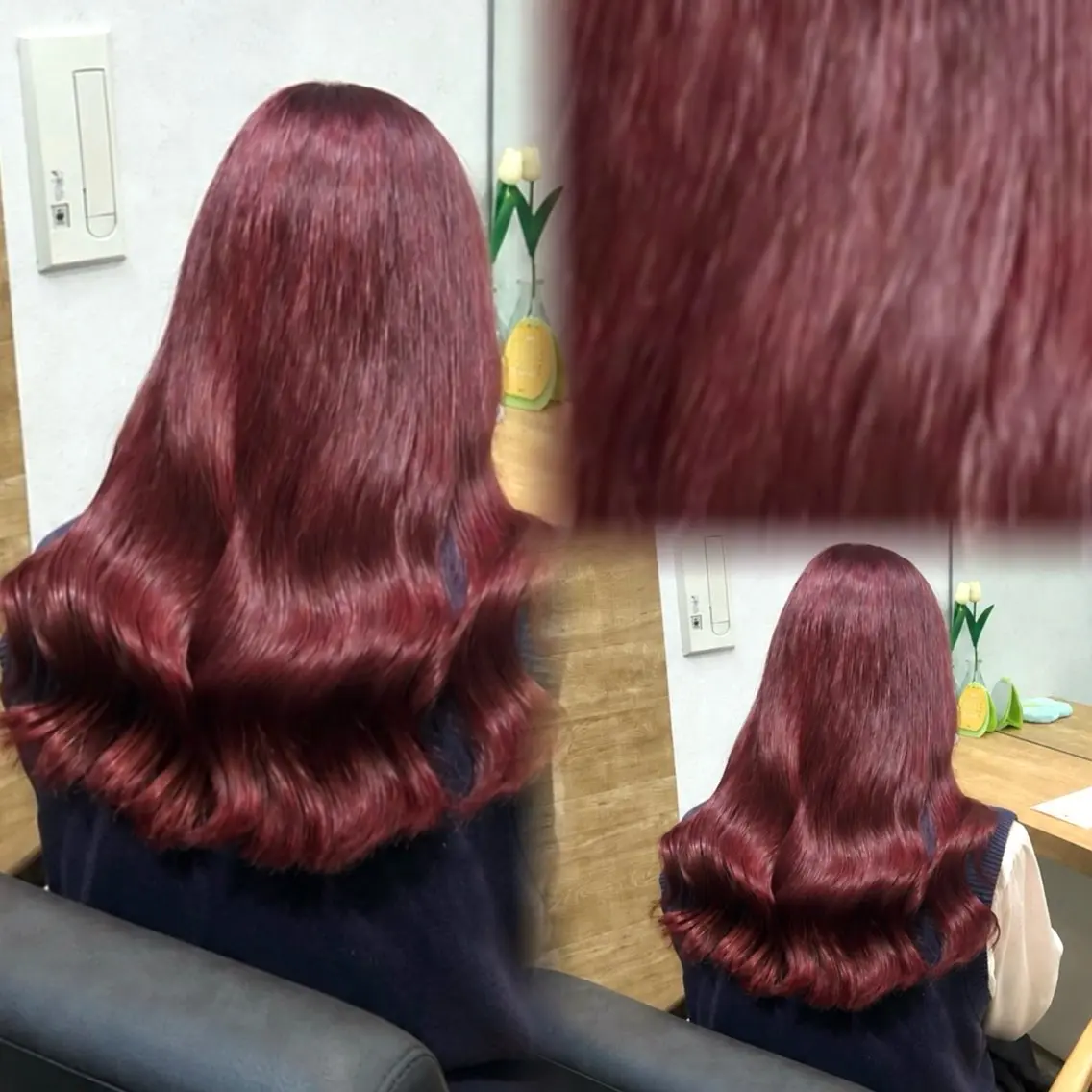 カラー ヘアカラー 💖韓国カラー エクステmikotoのヘアスタイル