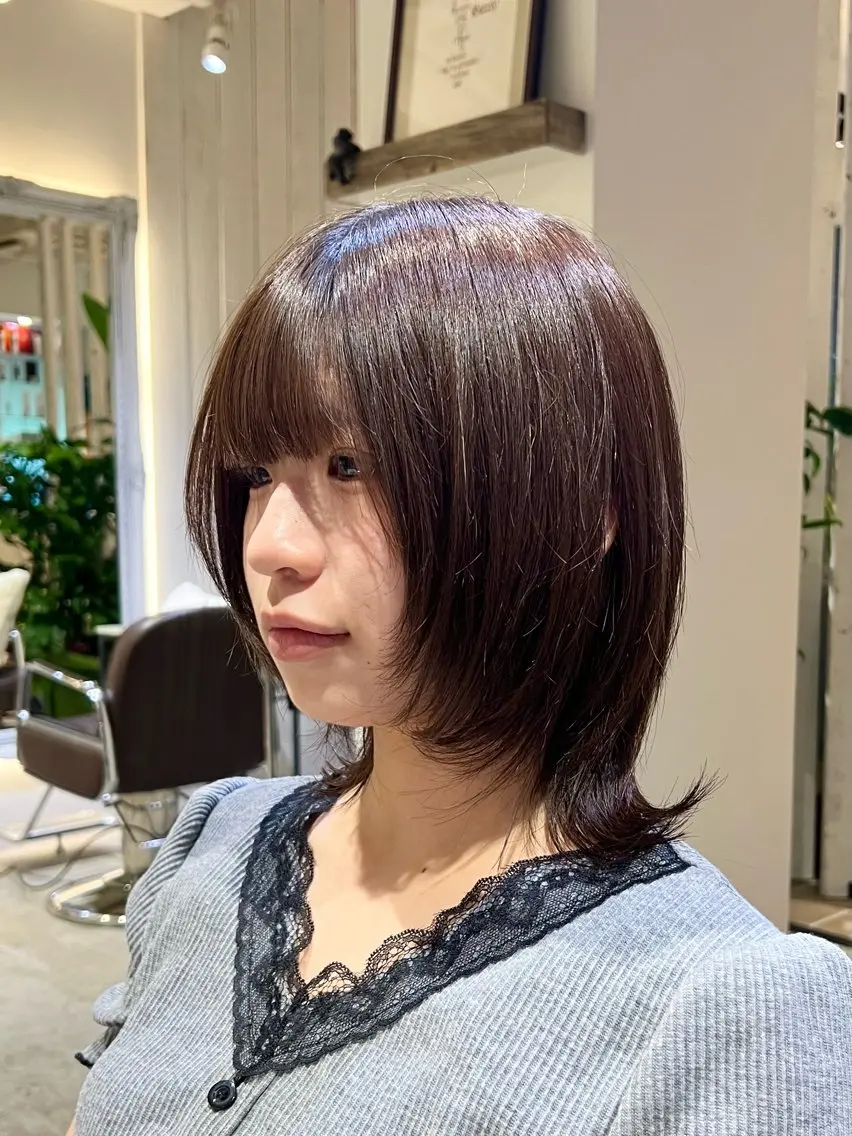 ミディアム カット トリートメント 🐺ウルフカット特化 ショート募集/今川のヘアスタイル