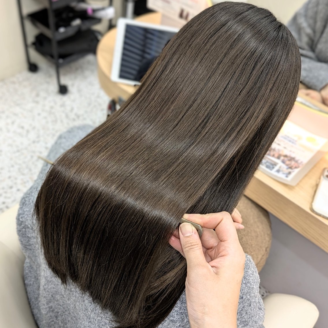 🌻 銀座水素ケア 🌻 只腰 花のヘアスタイル
