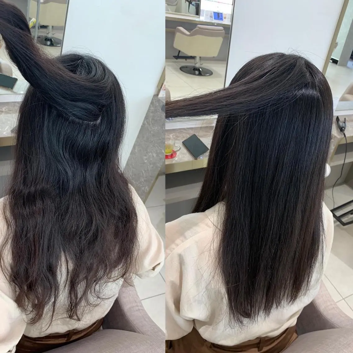 ロング 縮毛矯正 stylist N0Nのヘアスタイル