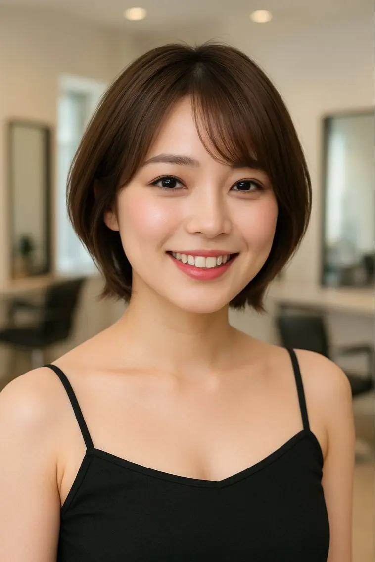 ショート 中野 茉莉のヘアスタイル
