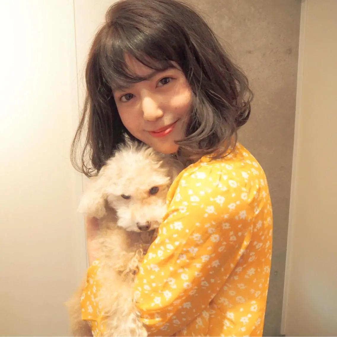 ミディアム 鈴木 悠史のヘアスタイル
