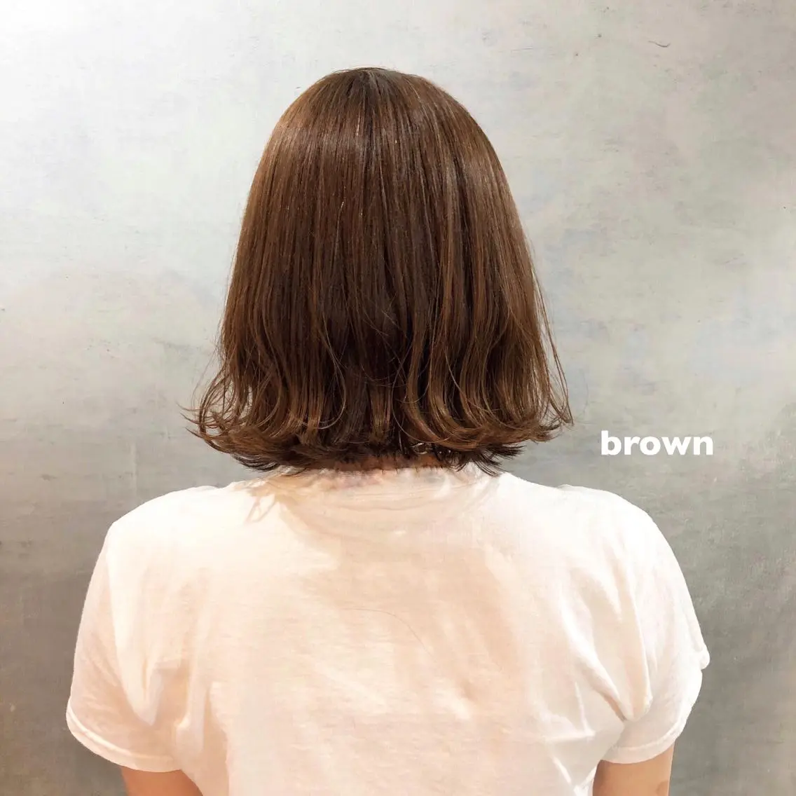 ミディアム カラー カット ヘアカラー トリートメント ツキノキ　ミナ 8月から西梅田店のヘアスタイル
