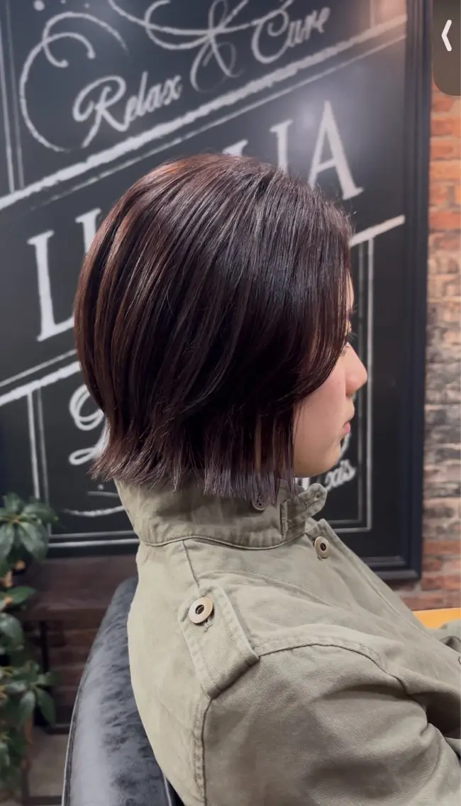 ショート ダメージレス縮毛矯正 カット//あさみ🌈のヘアスタイル