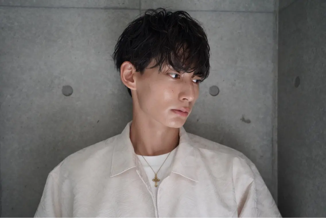 パーマ メンズ カット パーマ トリートメント ヘアセット 再現性No.1ヘア ごーた立川のヘアスタイル
