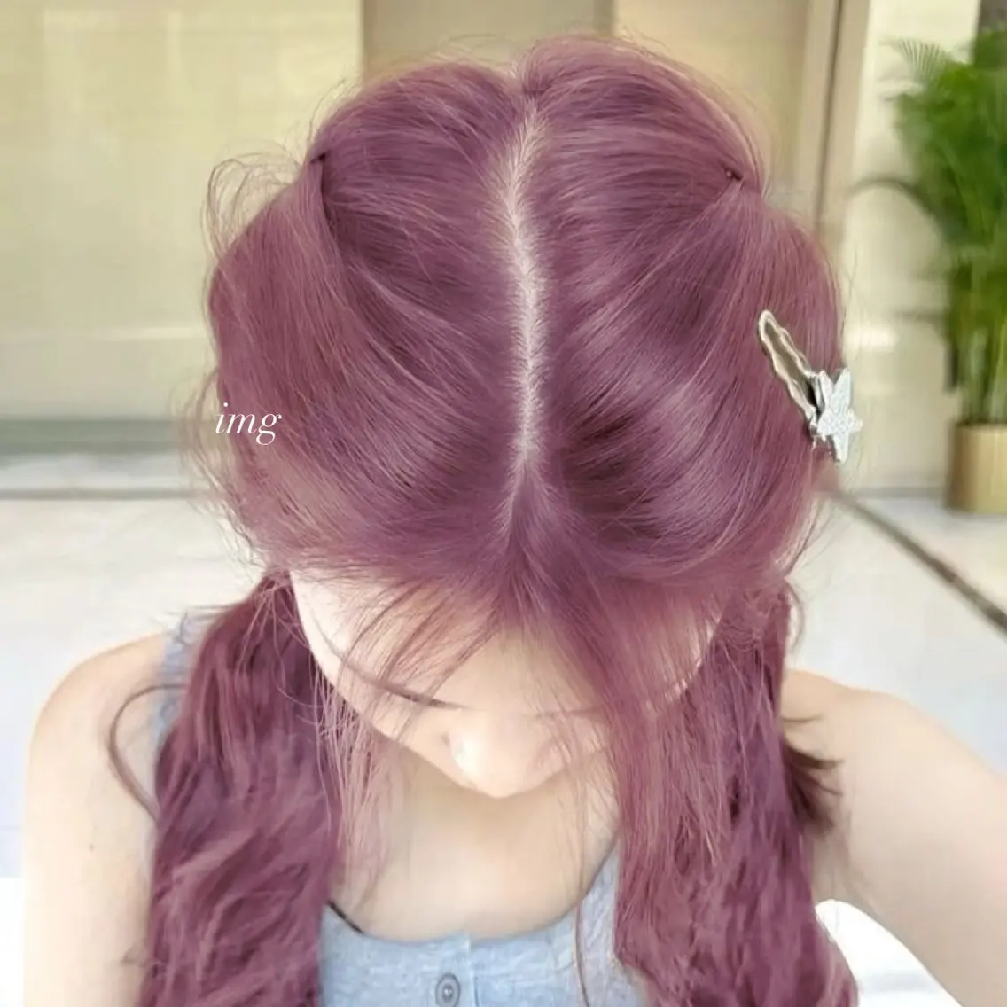 ロング カラー カットパーマモデル 募集🎀SHIONEのヘアスタイル