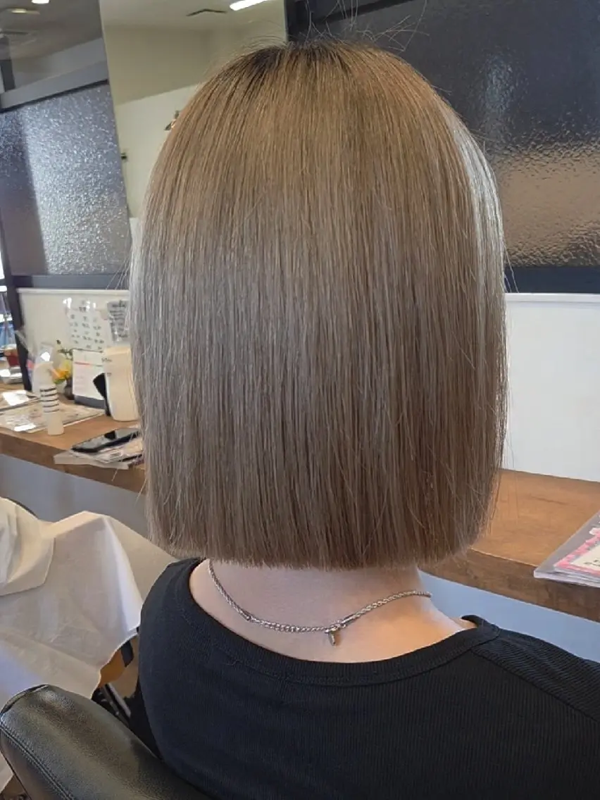 カラー ショート カット トリートメント 関口 友菜のヘアスタイル