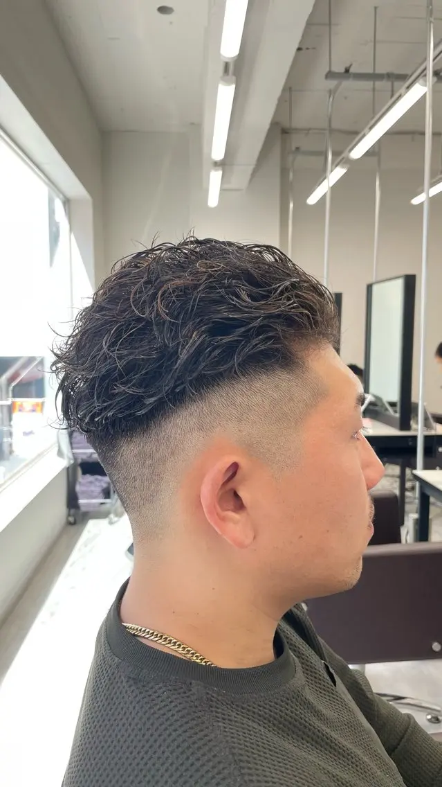 ショート パーマ メンズ カット パーマ メンズ特化AMITY SHINGOのヘアスタイル