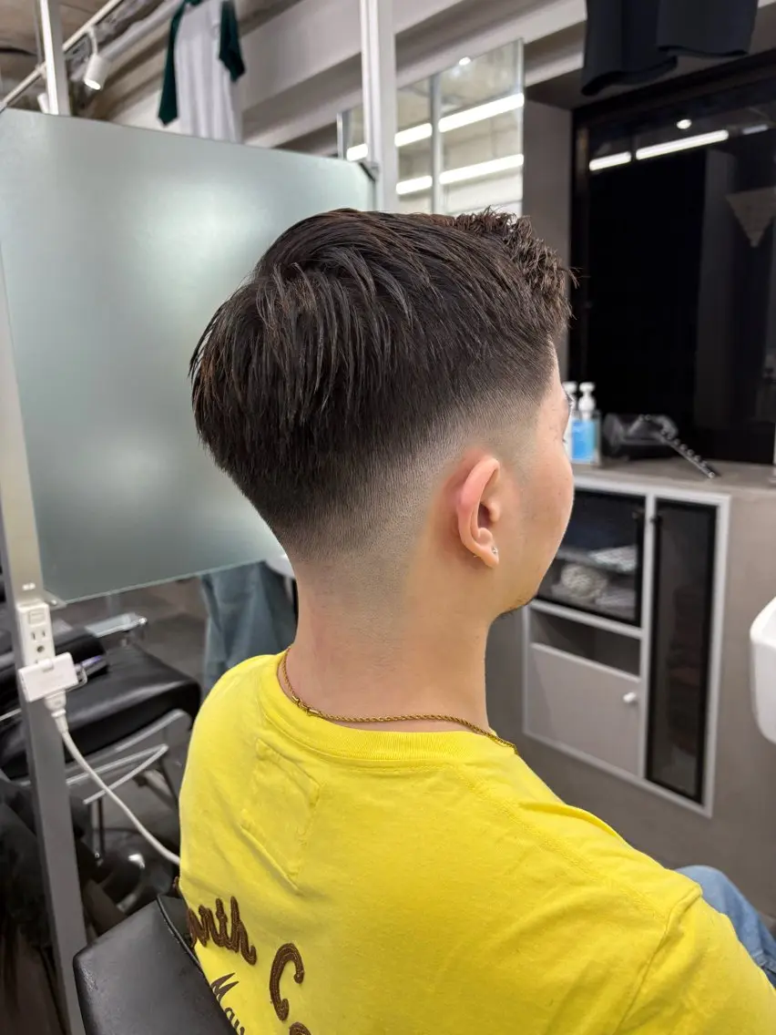 ショート カット パーマ 本間 颯太のヘアスタイル