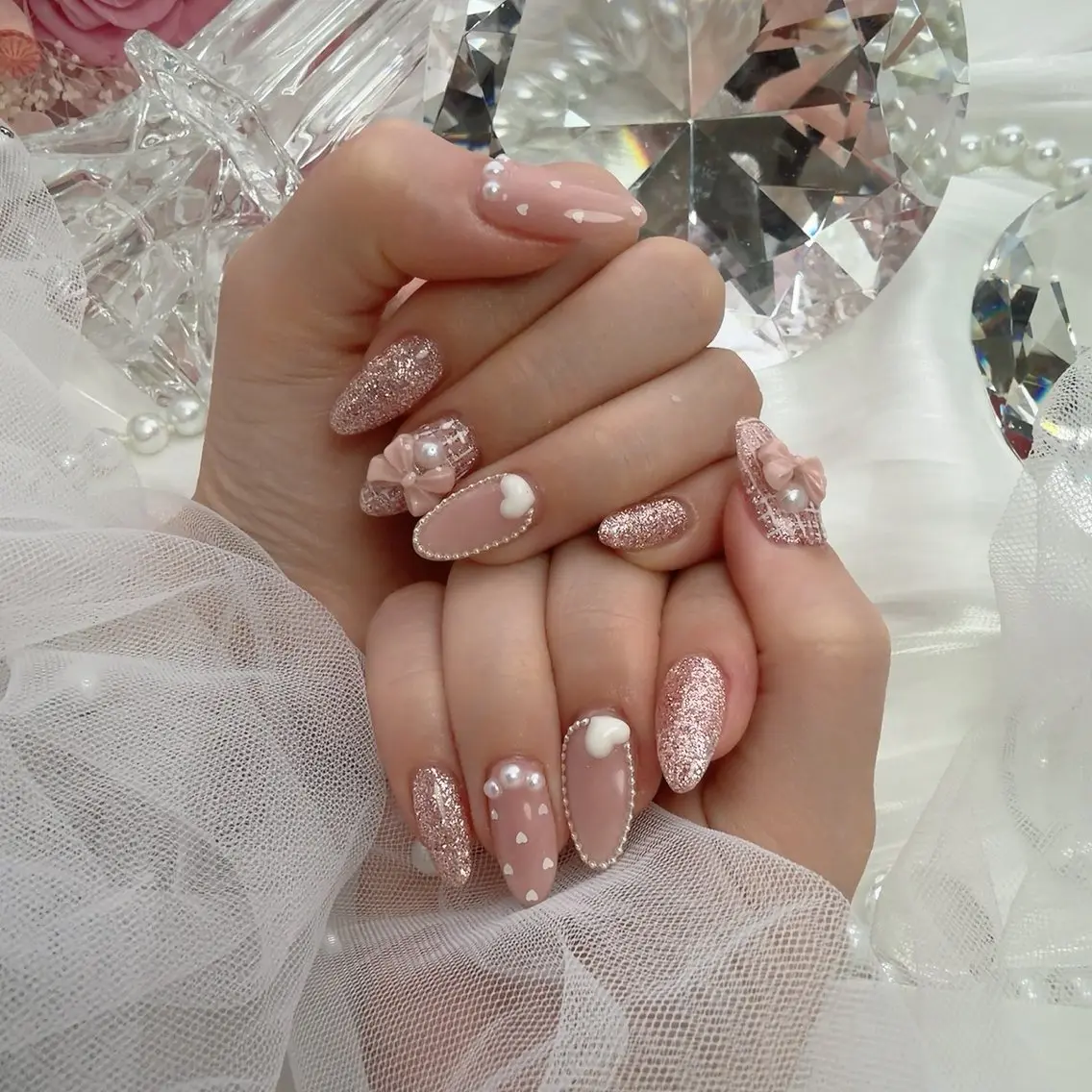 ネイル めぐ 💫ワンホンネイルのネイルデザイン